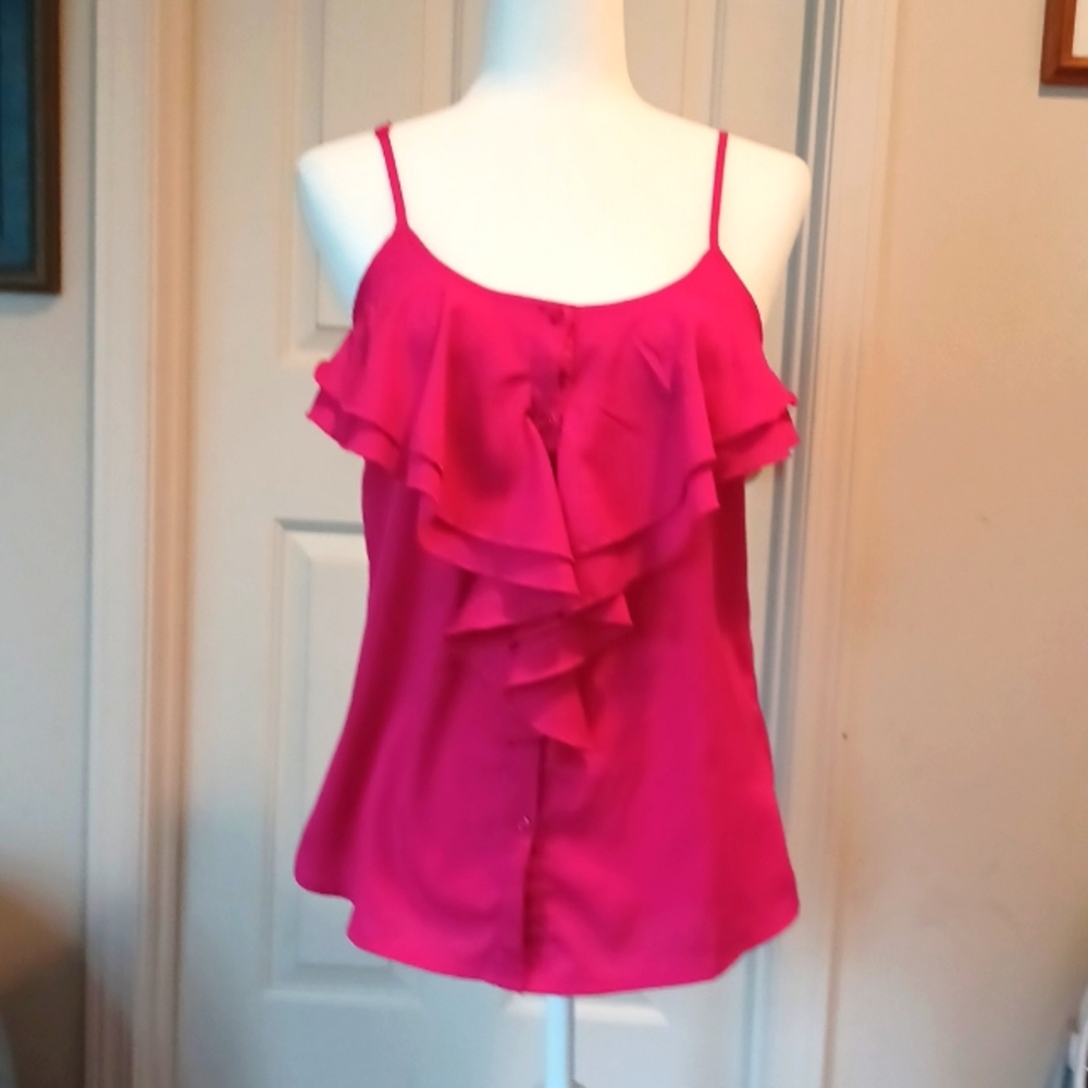 Coupe Collection rayon fuschia top size M